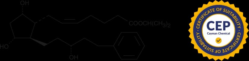 Latanoprost molecular structure